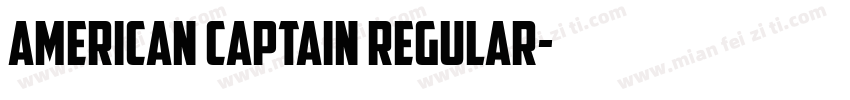 American Captain Regular字体转换